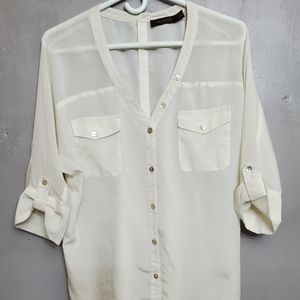 Off White Blouse